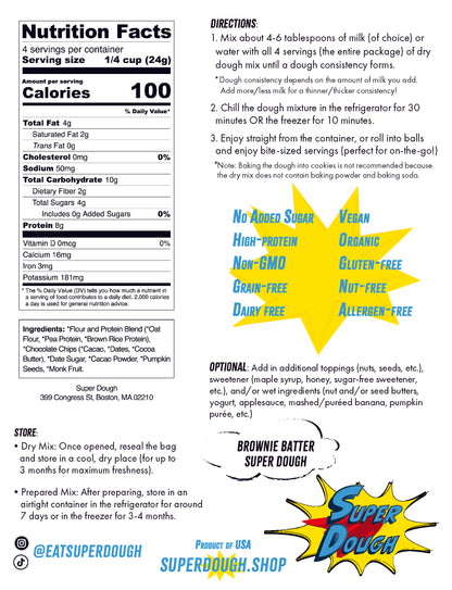 Brownie Batter Super Dough